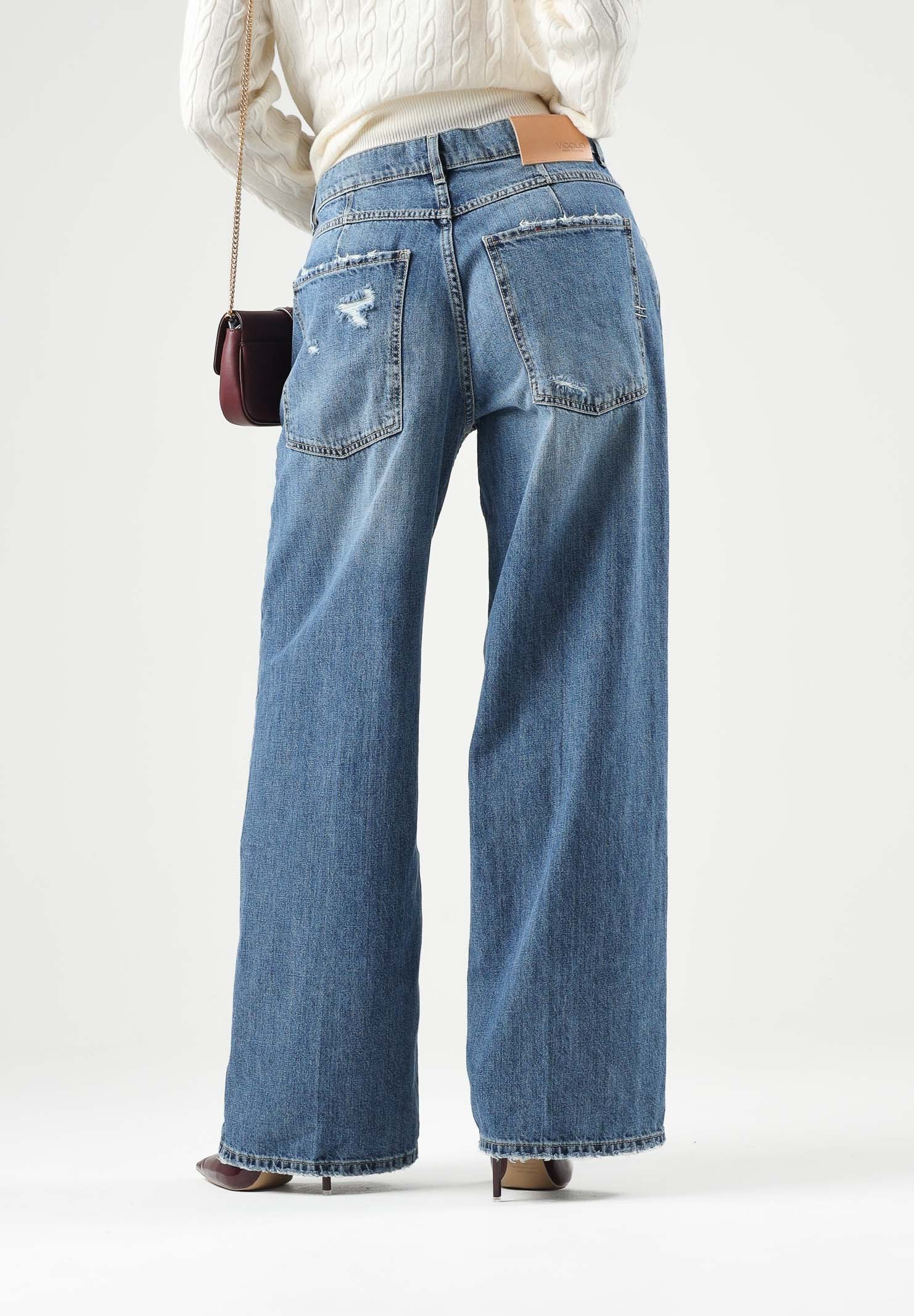 VICOLO Jeans MIA denim blu da donna DAC5119 ADEBL VICOLO 