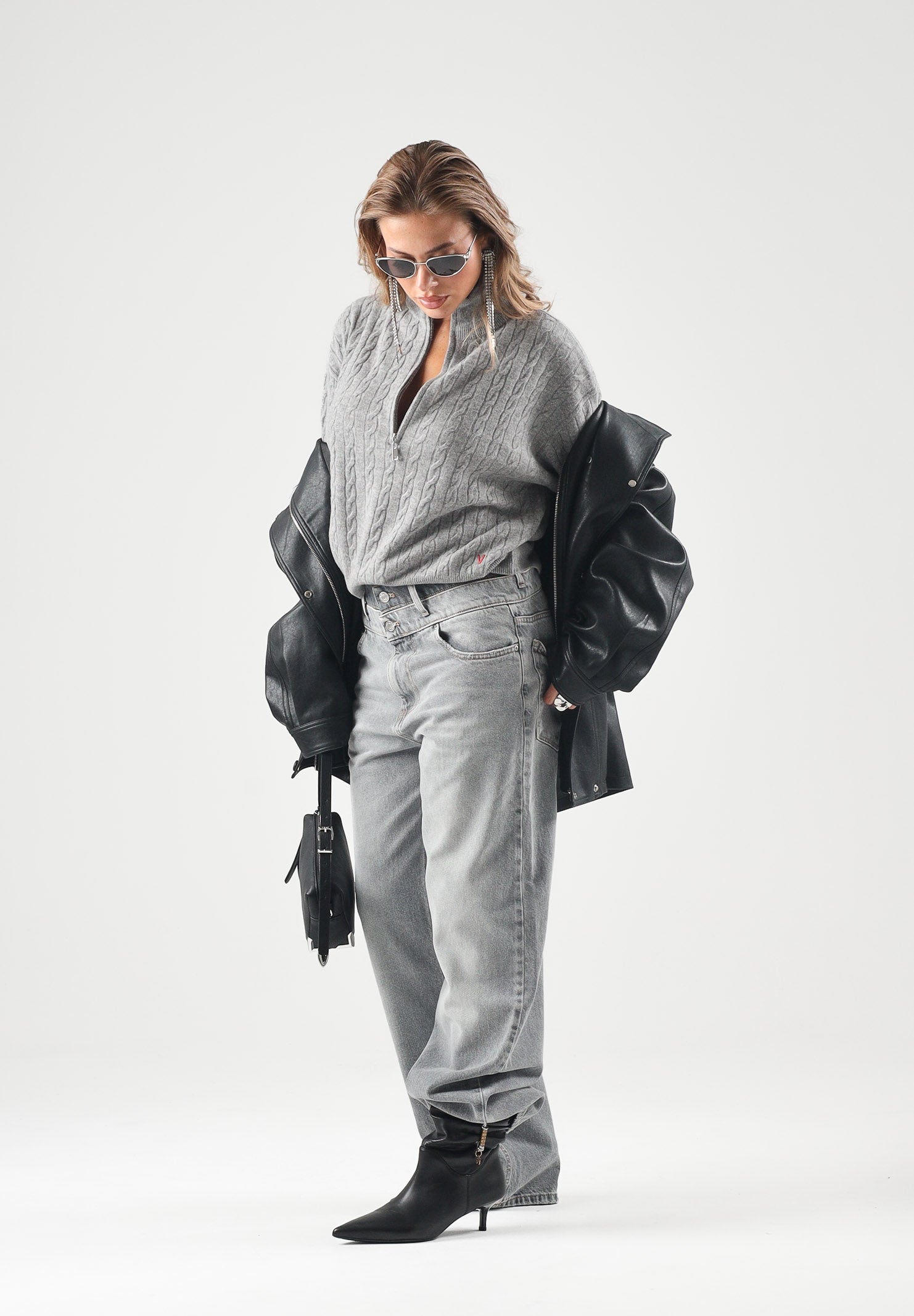 VICOLO Jeans SOFIA denim grigio da donna DAC5124 ADEGR VICOLO 