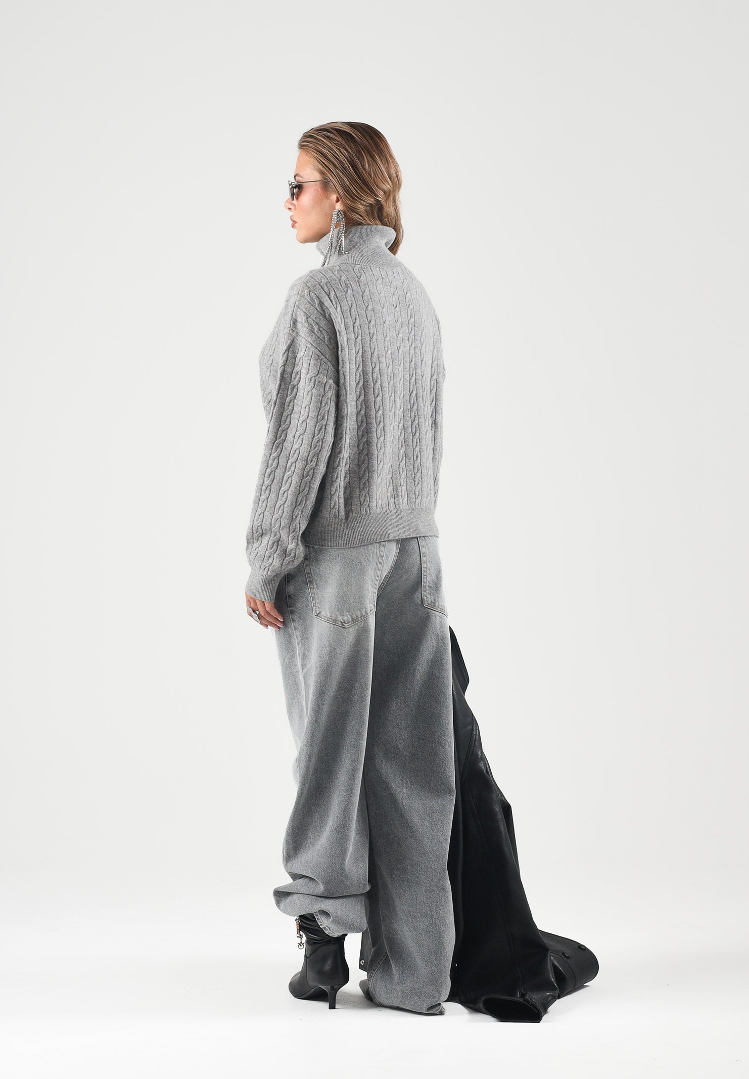 VICOLO Jeans SOFIA denim grigio da donna DAC5124 ADEGR VICOLO 