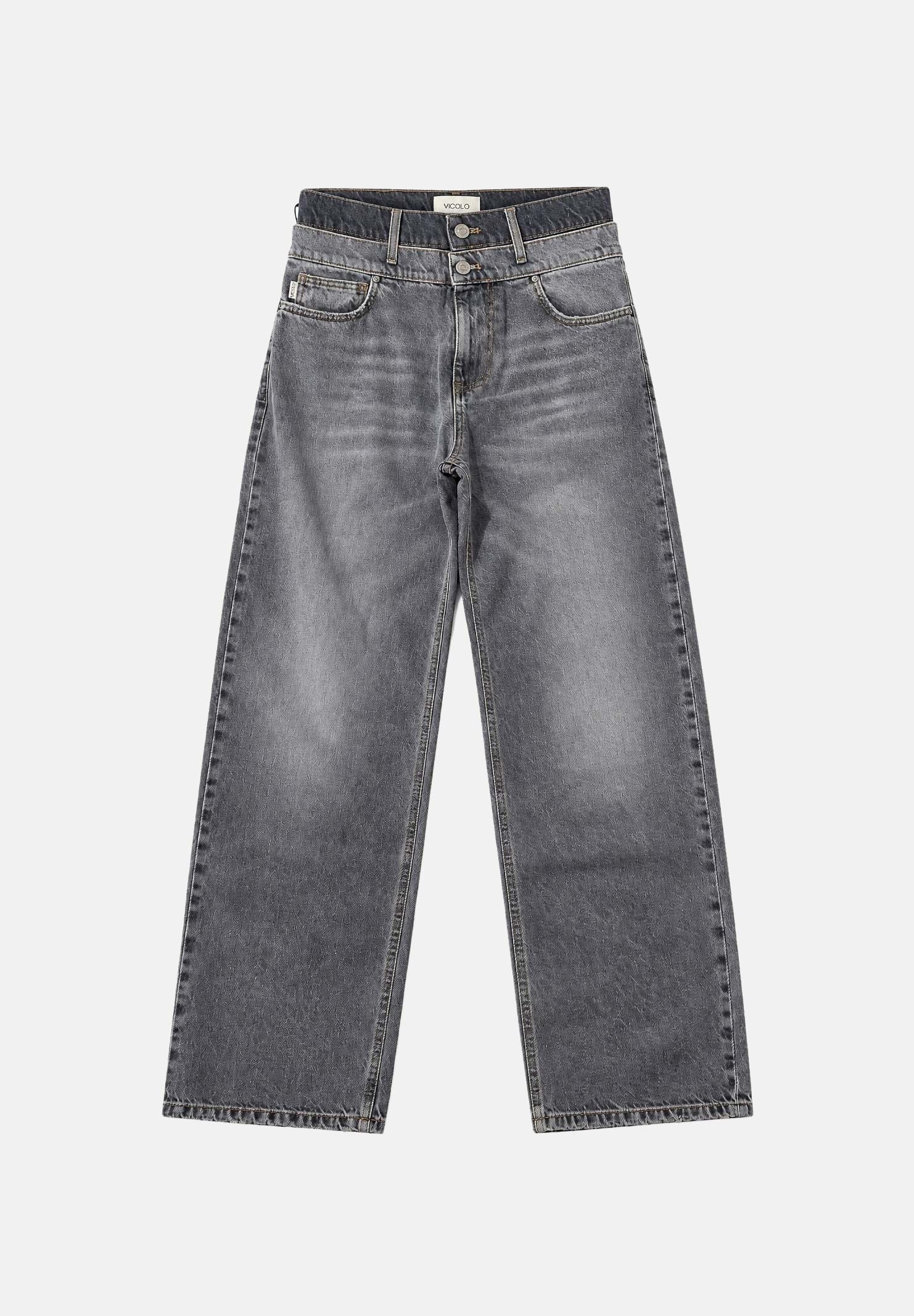 VICOLO Jeans SOFIA denim grigio da donna DAC5124 ADEGR VICOLO 