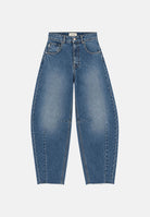 VICOLO Jeans DELIA  blu per donna con linea a ovetto e cucitura sulla gamba. DAC5127 ADEBL VICOLO 