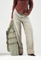 VICOLO Jeans XENOBIA denim sabbiato da donna DAC5166 ADECH VICOLO 
