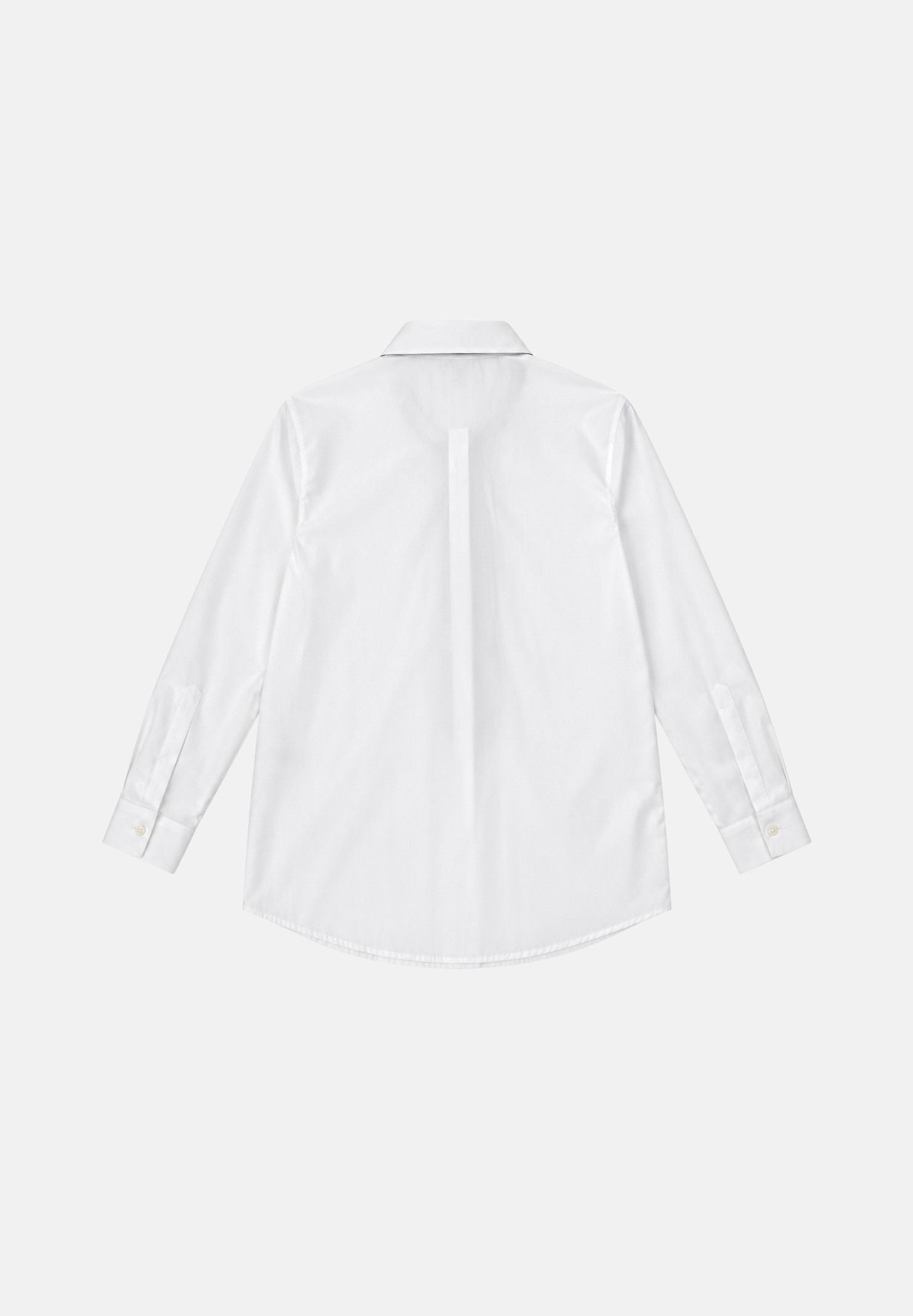 VICOLO Camicia manica lunga bianca da donna con cravatta e spilla  coordinate RAC0015 A01 VICOLO 