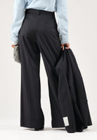 VICOLO Pantaloni WIDE LEG blu navy da donna TAC0218 ACFBLU VICOLO 