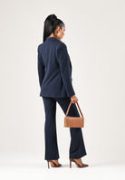VICOLO Pantaloni FLARE blu notte da donna con gamba ampia TAC0407 A89 VICOLO 