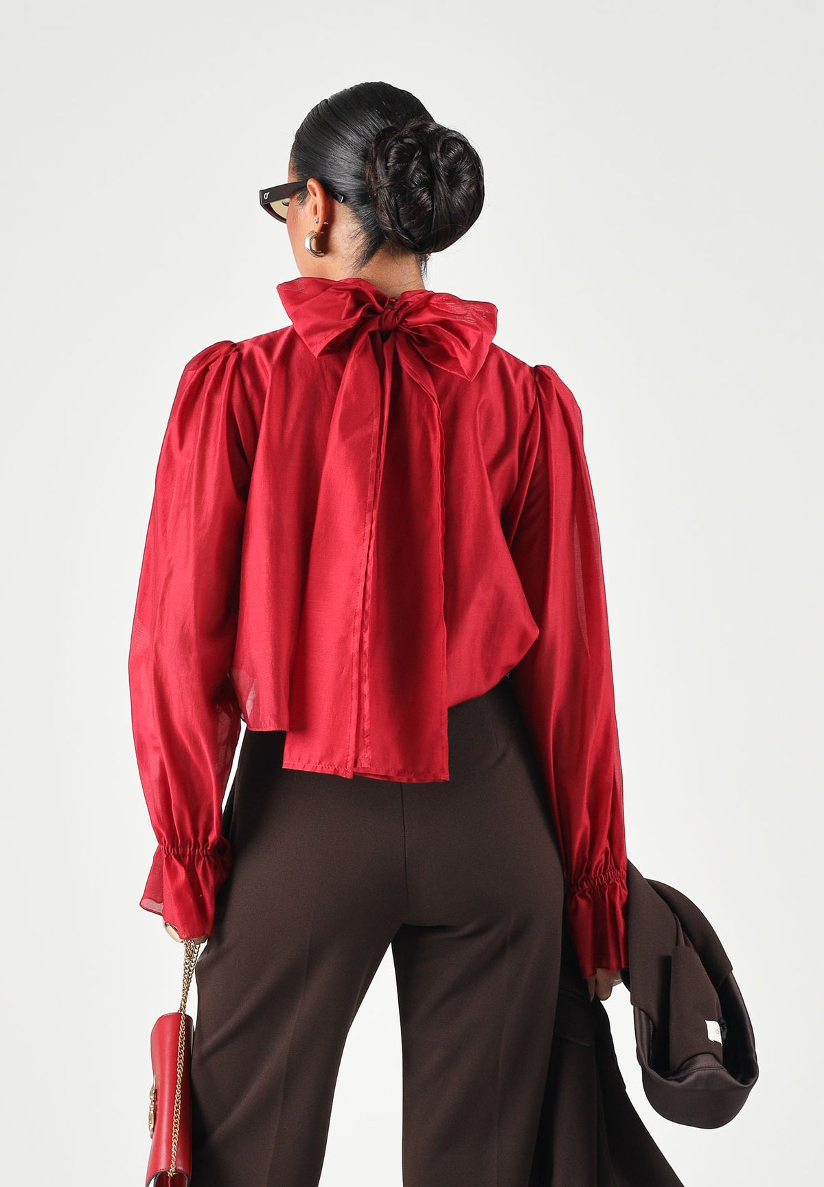 Camicia over fit da donna autunno inverno TAC0430 ACU35 VICOLO 