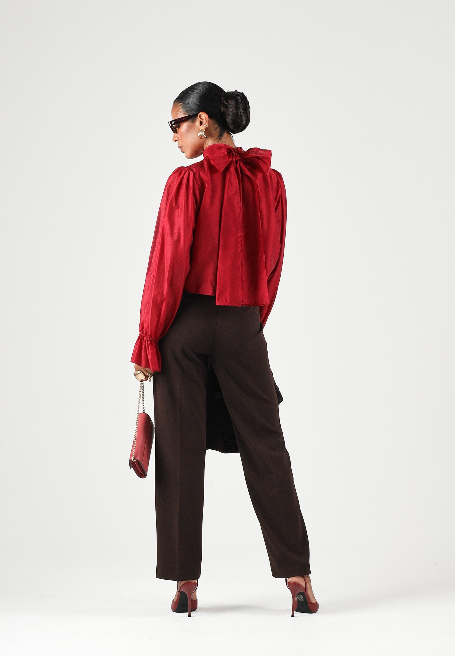 Camicia over fit da donna autunno inverno TAC0430 ACU35 VICOLO 