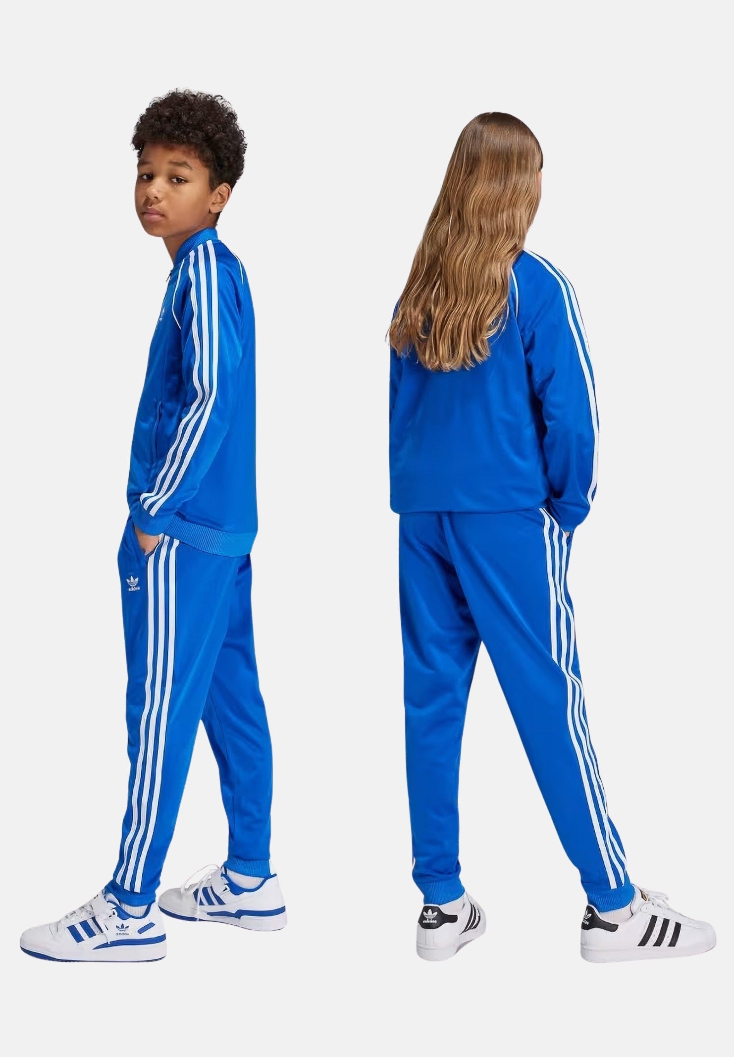 Pantalone sportivo adicolor SST blu per bambino e bambina IY4007 . ADIDAS ORIGINALS 
