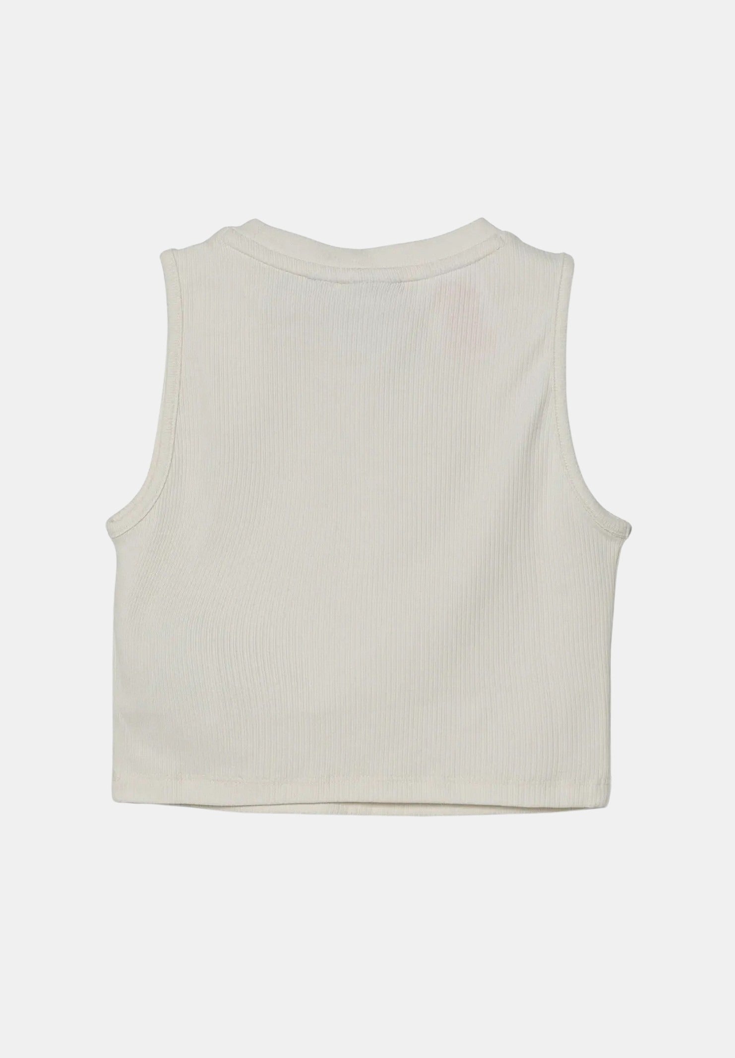 ADIDAS ORIGINALS Top sportivo Ribbed Tank beige da bambina JC8431 . ADIDAS ORIGINALS 