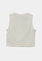 ADIDAS ORIGINALS Top sportivo Ribbed Tank beige da bambina JC8431 . ADIDAS ORIGINALS 