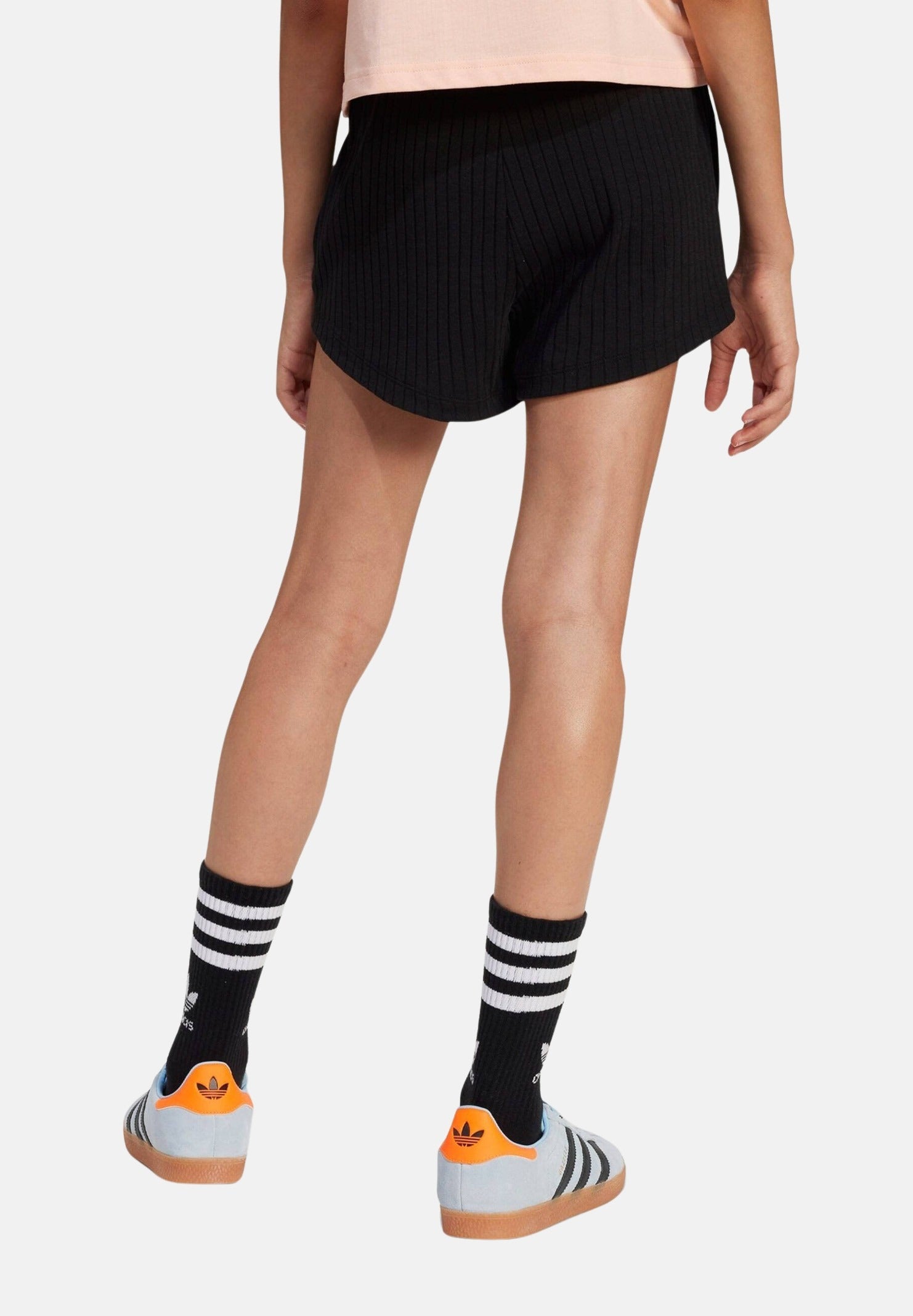 ADIDAS ORIGINALS Shorts sportivo Ribbed nero da bambina JC8433 . ADIDAS ORIGINALS 