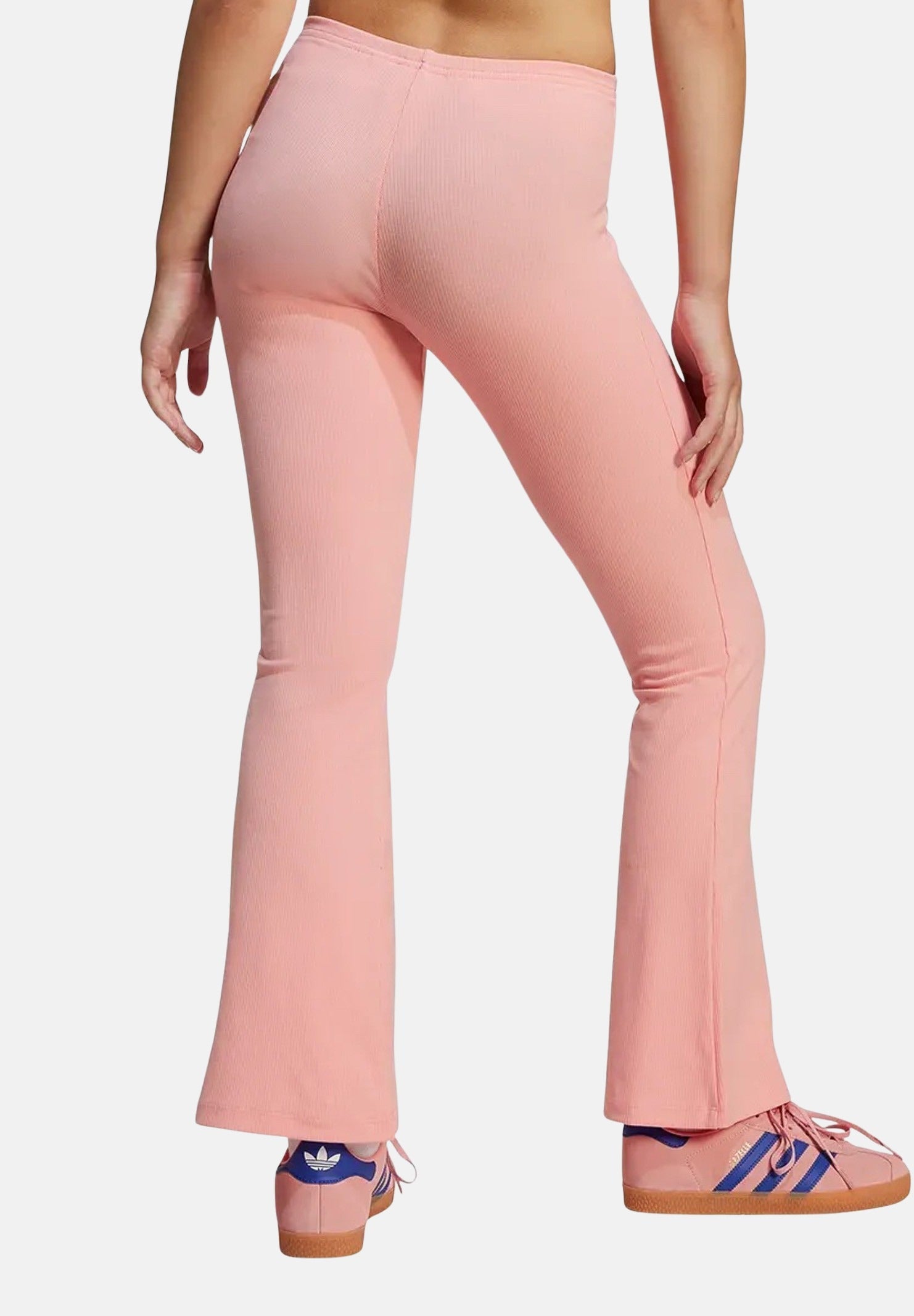 ADIDAS ORIGINALS Pantalone sportivo Ribbed Flared rosa da bambina JC8438 . ADIDAS ORIGINALS 