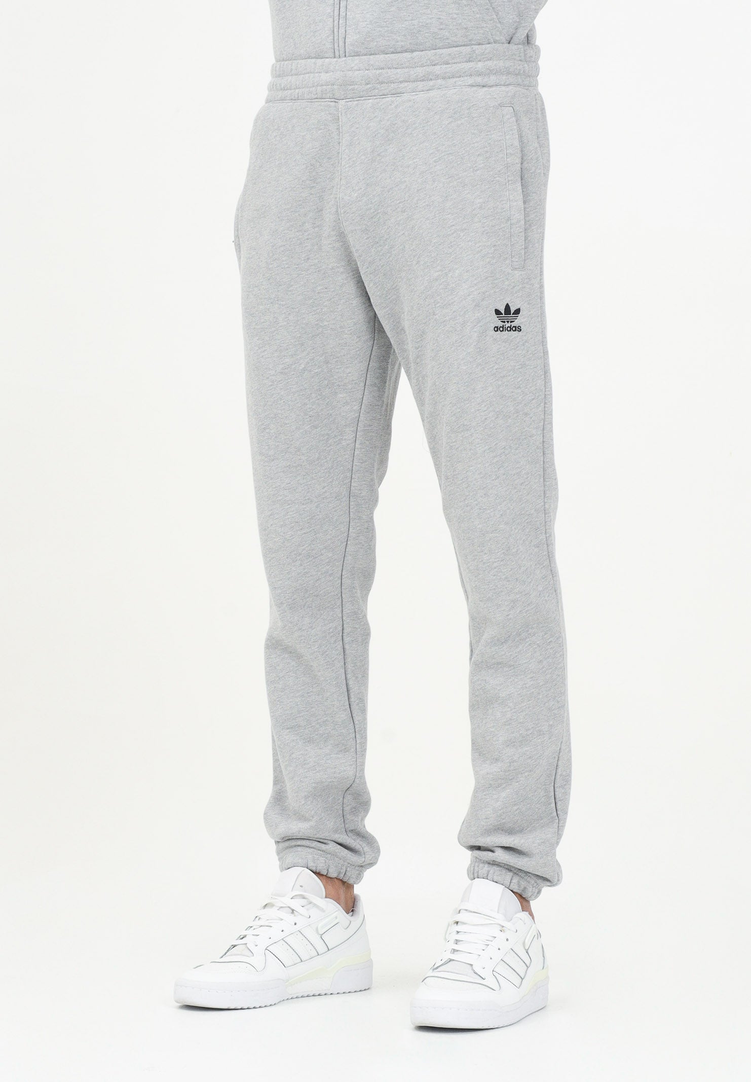 Pantalone sportivo Trefoil Essentials French Terry grigio da uomo JD2424 . ADIDAS ORIGINALS 
