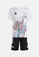 ADIDAS PERFORMANCE Completino ADIDAS MARVEL SPIDER-MAN bianco e nero da bambino JF3655 . ADIDAS PERFORMANCE 