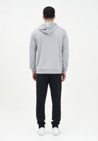 ADIDAS PERFORMANCE Tuta Sportswear Big Logo French Terry nera e grigia da uomo JI8870 . ADIDAS PERFORMANCE 
