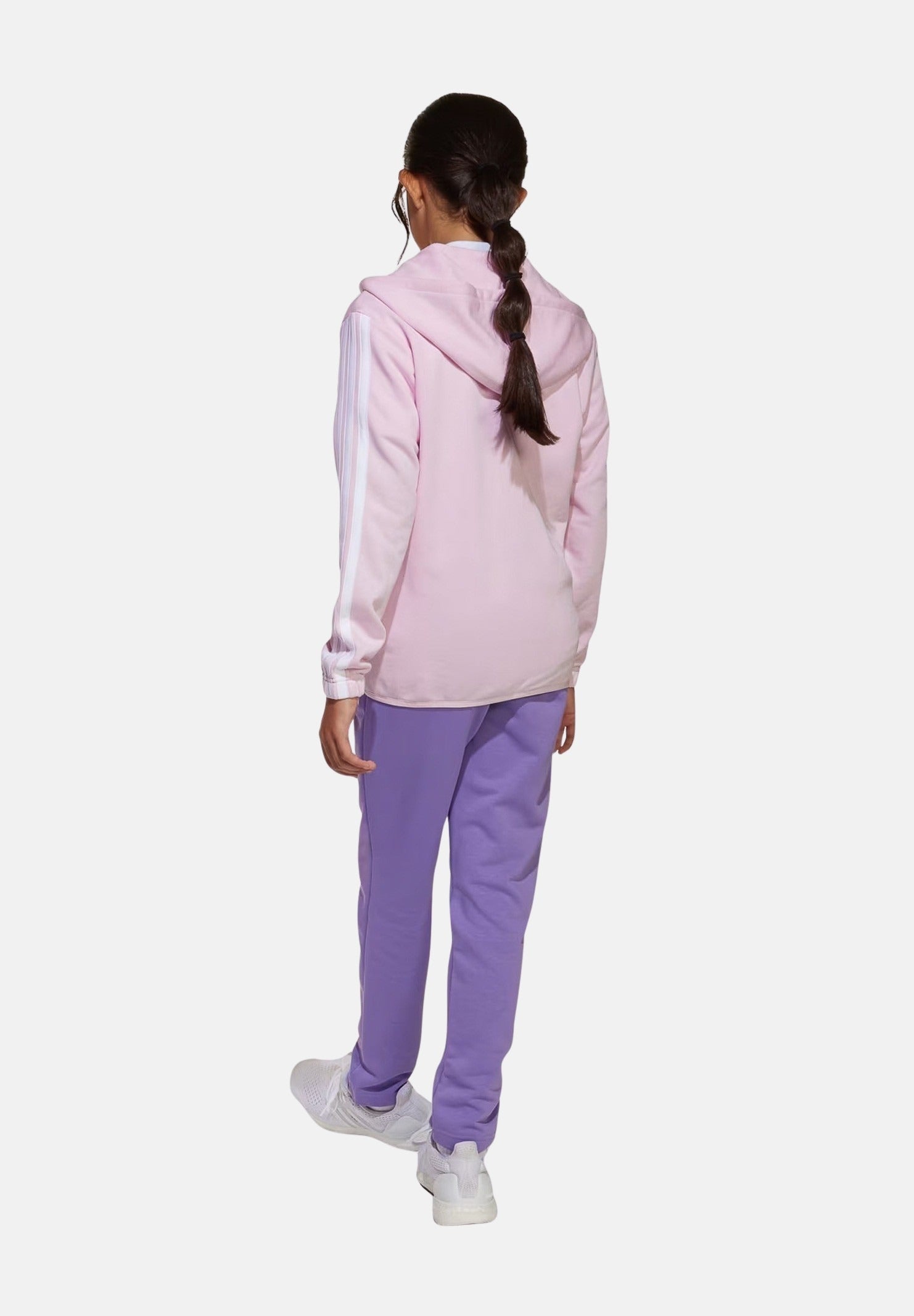 ADIDAS PERFORMANCE Tuta Essentials rosa e lilla da bambina JN6482 . ADIDAS PERFORMANCE 