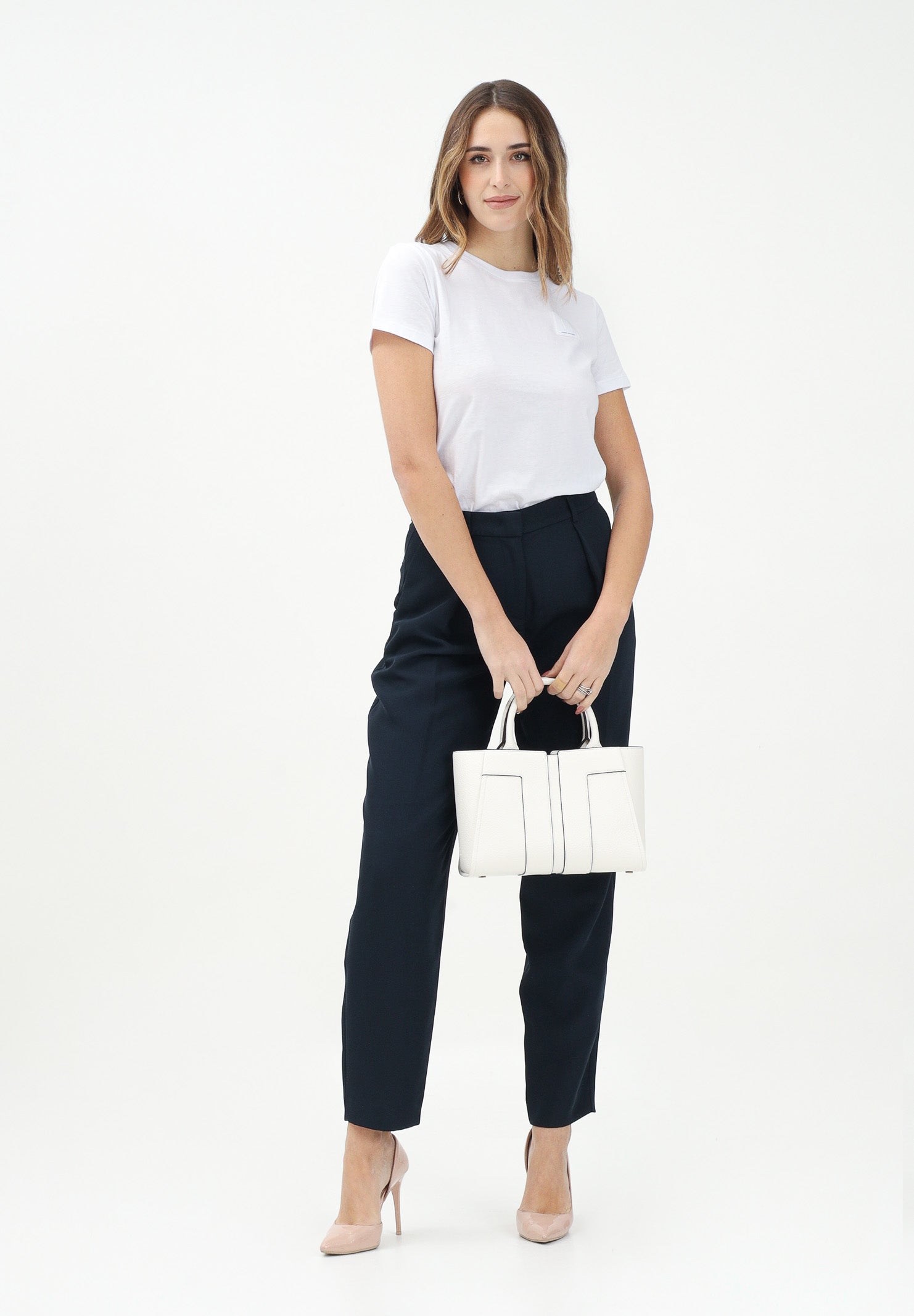 ARMANI EXCHANGE Pantalone elegante blu da donna XW000449AF12750 UB100 ARMANI EXCHANGE 