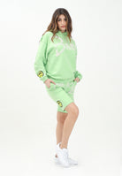 BARROW Shorts sportivo verde pastello per donna, ragazzi e bambini con ricamo logo S5BKJUBE039 081 BARROW 