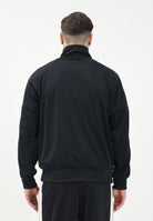 BARROW Felpa con zip nera per uomo e donna rifinita da bande a contrasto S5BWUAJK069 110 BARROW 