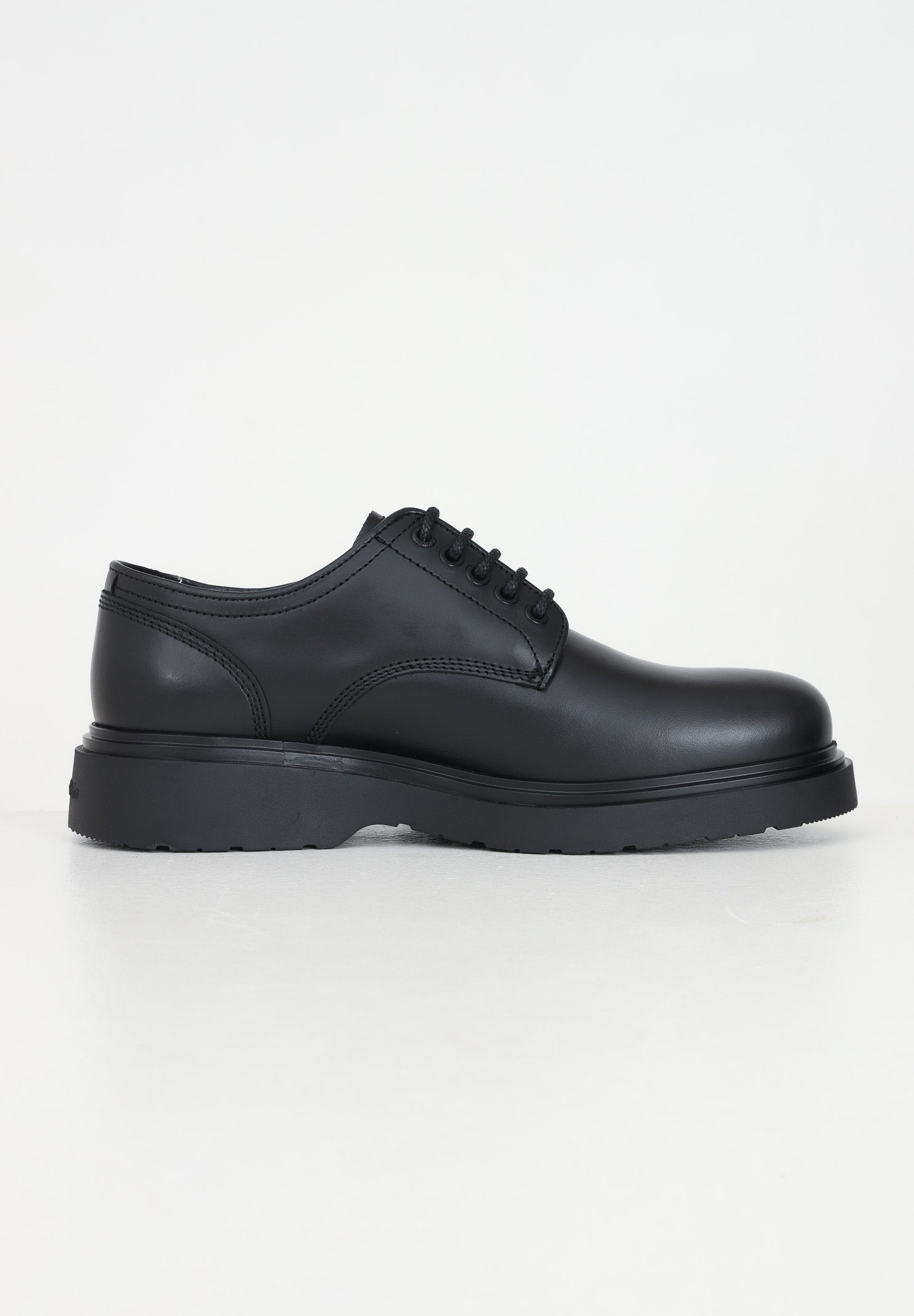 Scarpe stringate nere da uomo HM0HM01574BEH BEH CALVIN KLEIN JEANS 