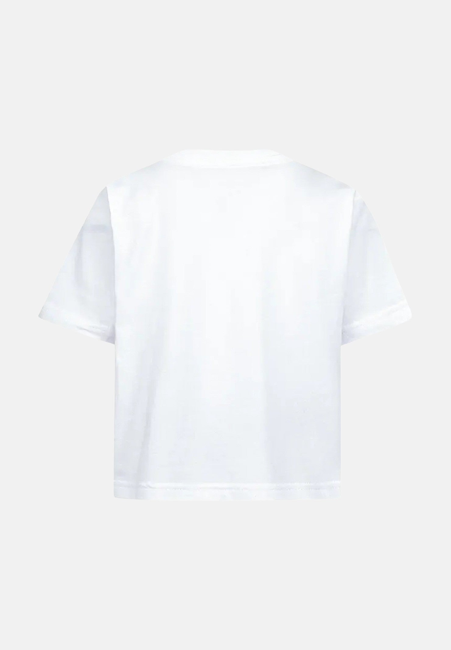 CONVERSE T-shirt a manica corta SIGNATURE CHUCK PATCH BOXY bianca da bambina 369787 001 CONVERSE 