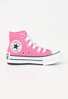 Sneakers Chuck Taylor All Star EVA Lift Platform Sketch rosa da bambina A08469C . CONVERSE 
