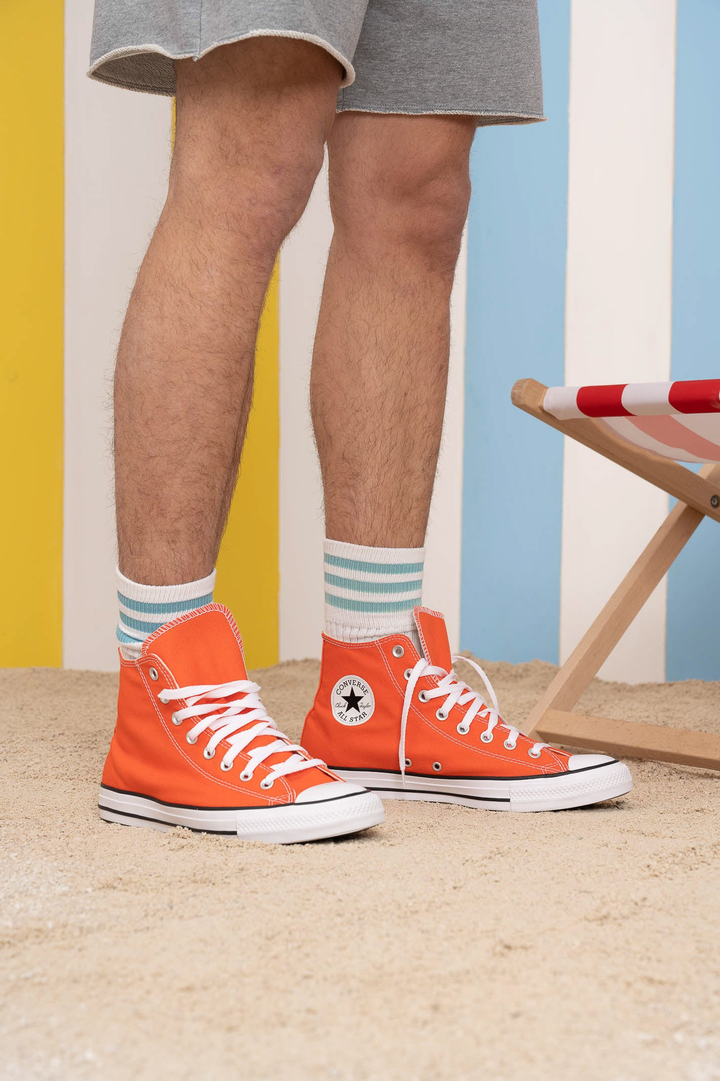 Sneakers CHUCK TAYLOR ALL STAR arancioni per uomo e donna A10533C . CONVERSE 