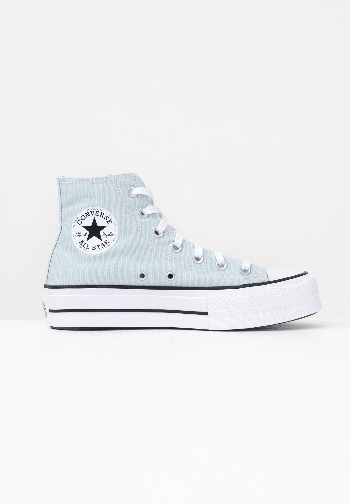 CONVERSE Sneakers Chuck Taylor All Star Platform verde acqua da donna A11873C . CONVERSE 