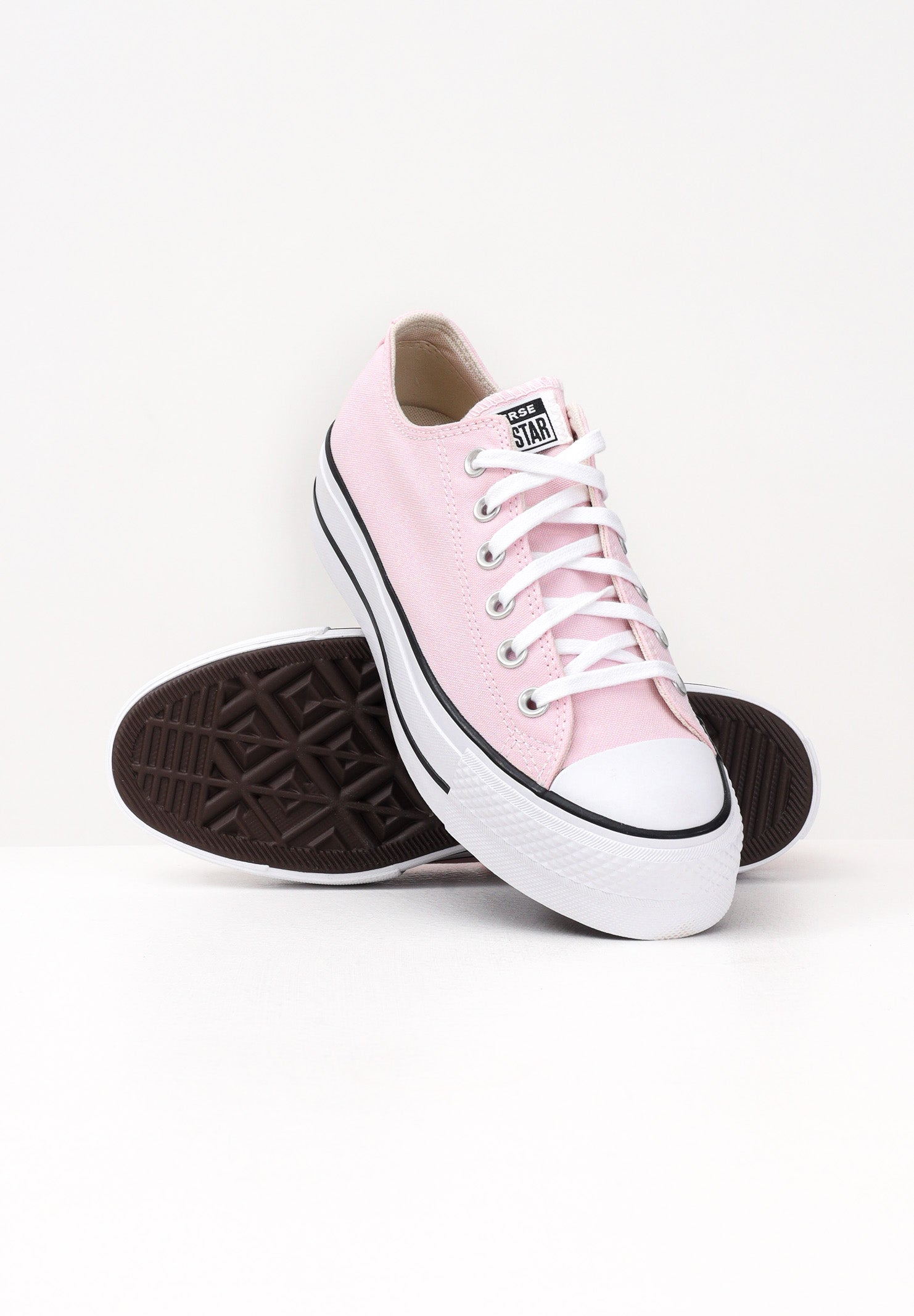 CONVERSE Sneakers Chuck Taylor All Star Lift Platform Canvas rosa da donna A11875C . CONVERSE 