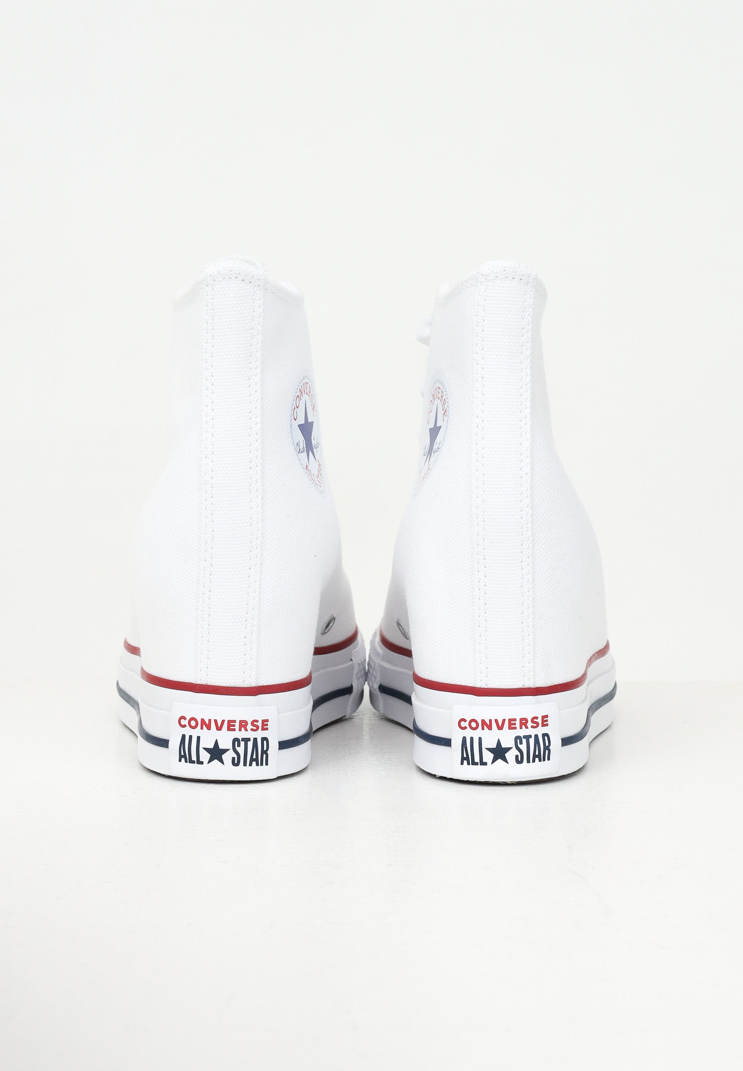 CONVERSE Sneakers Chuck Taylor All Star Wedge Platform bianche da donna A11908C . CONVERSE 