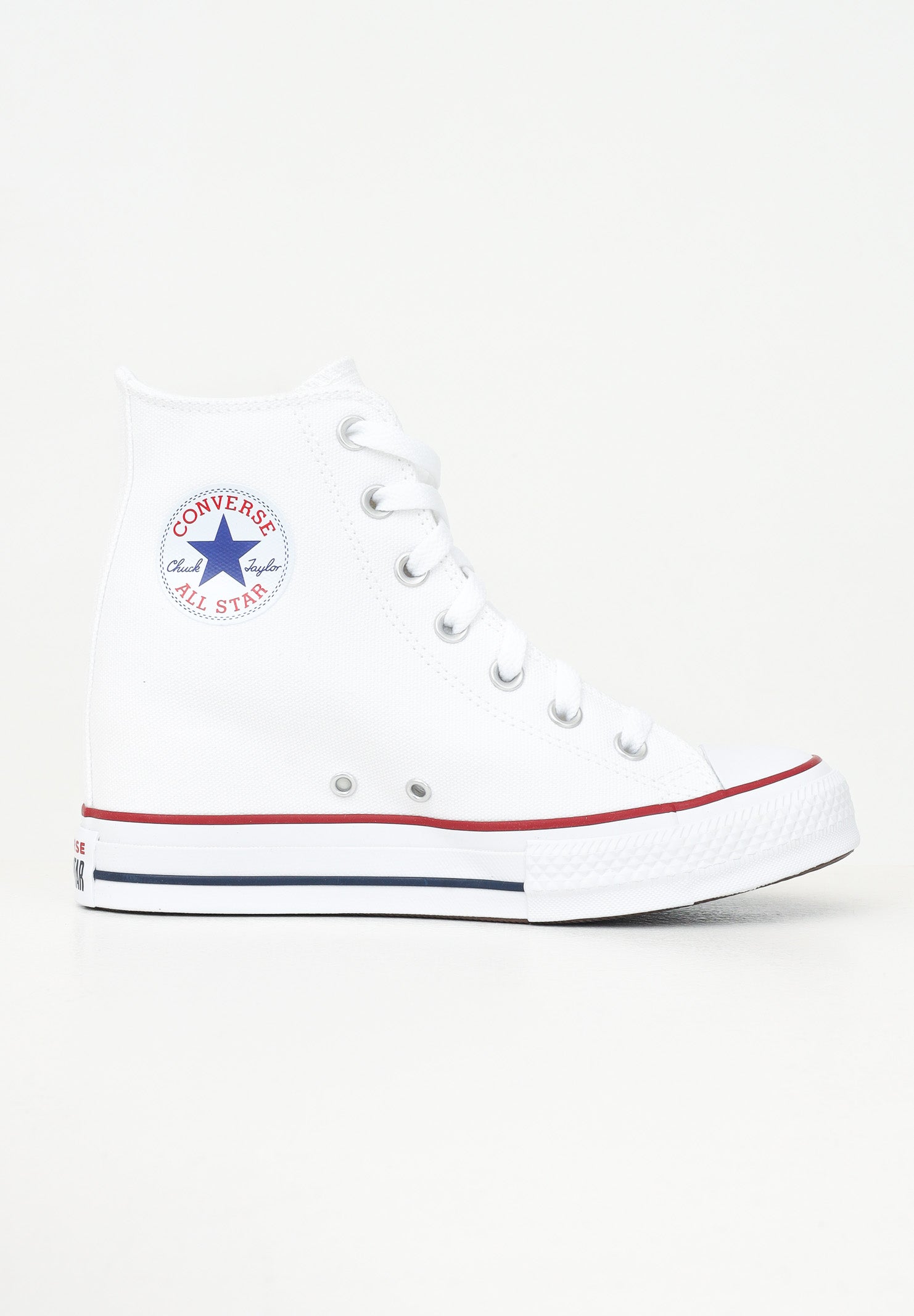 CONVERSE Sneakers Chuck Taylor All Star Wedge Platform bianche da donna A11908C . CONVERSE 