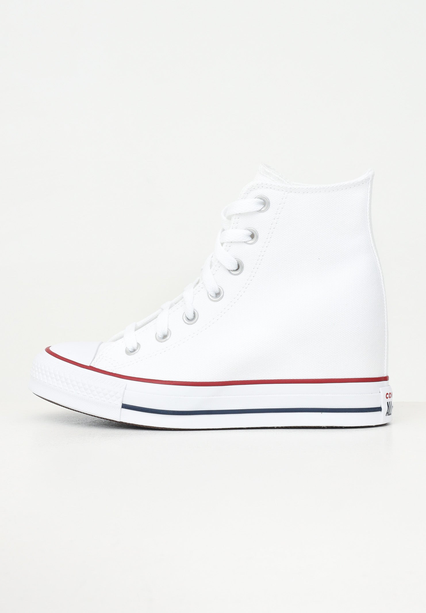 CONVERSE Sneakers Chuck Taylor All Star Wedge Platform bianche da donna A11908C . CONVERSE 