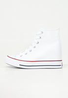 CONVERSE Sneakers Chuck Taylor All Star Wedge Platform bianche da donna A11908C . CONVERSE 