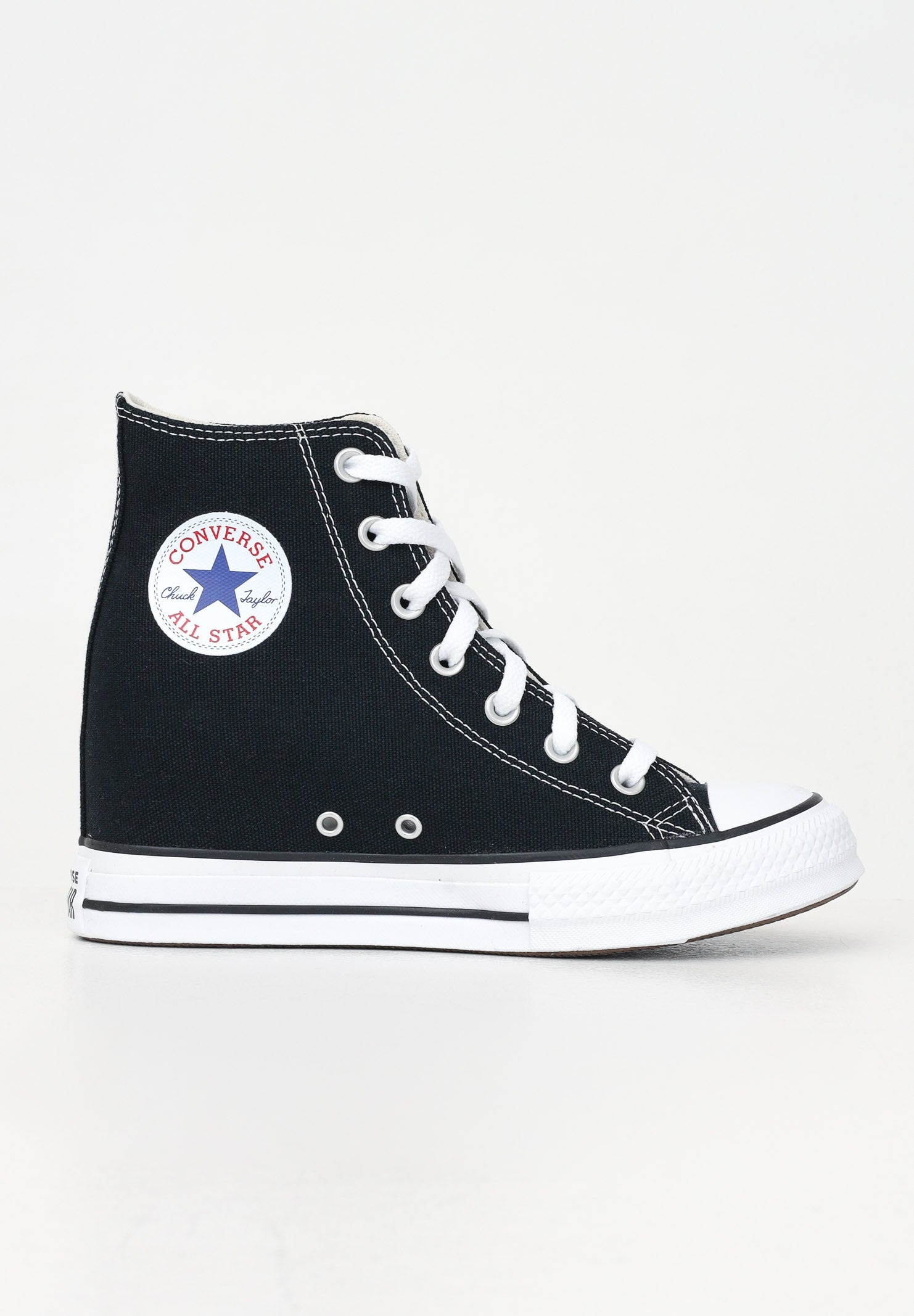 CONVERSE Sneakers Chuck Taylor All Star Wedge Platform nere da donna A11909C . CONVERSE 