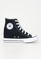 CONVERSE Sneakers Chuck Taylor All Star Wedge Platform nere da donna A11909C . CONVERSE 