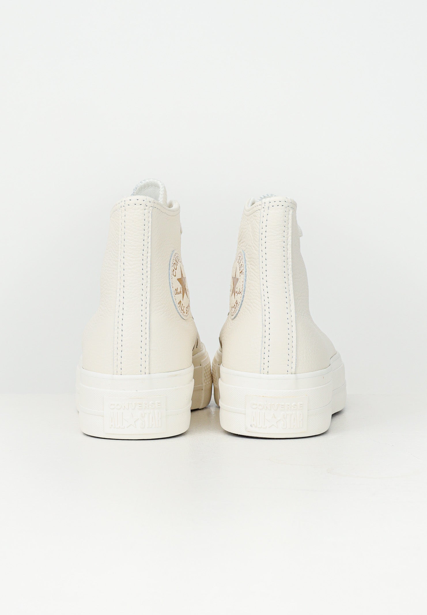 CONVERSE Sneakers Chuck Taylor All Star Lift Platform Golden Hits panna da donna A12764C . CONVERSE 