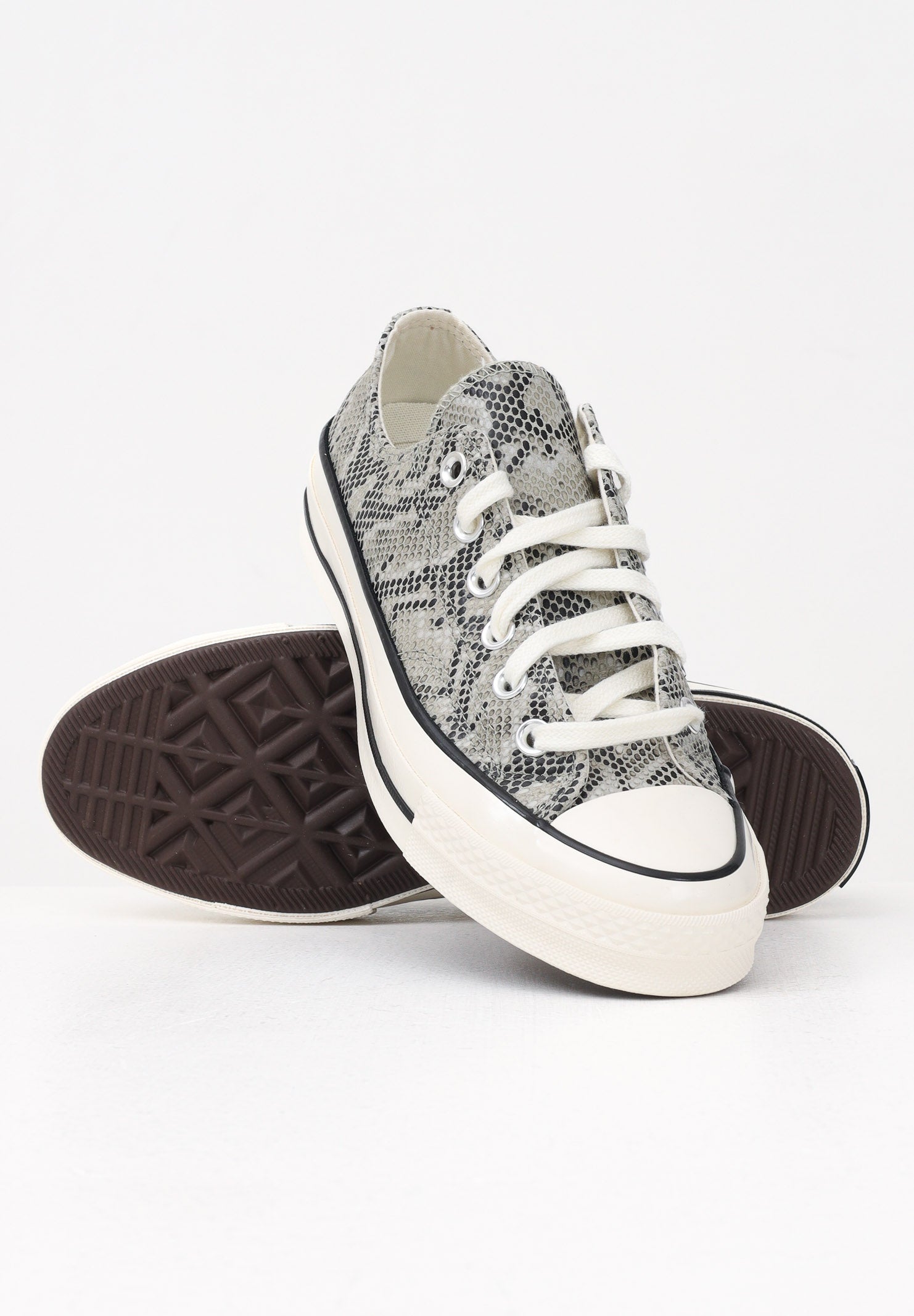 CONVERSE Sneakers Chuck 70 Faux Snakeskin Low Top animalier da donna A13434C . CONVERSE 