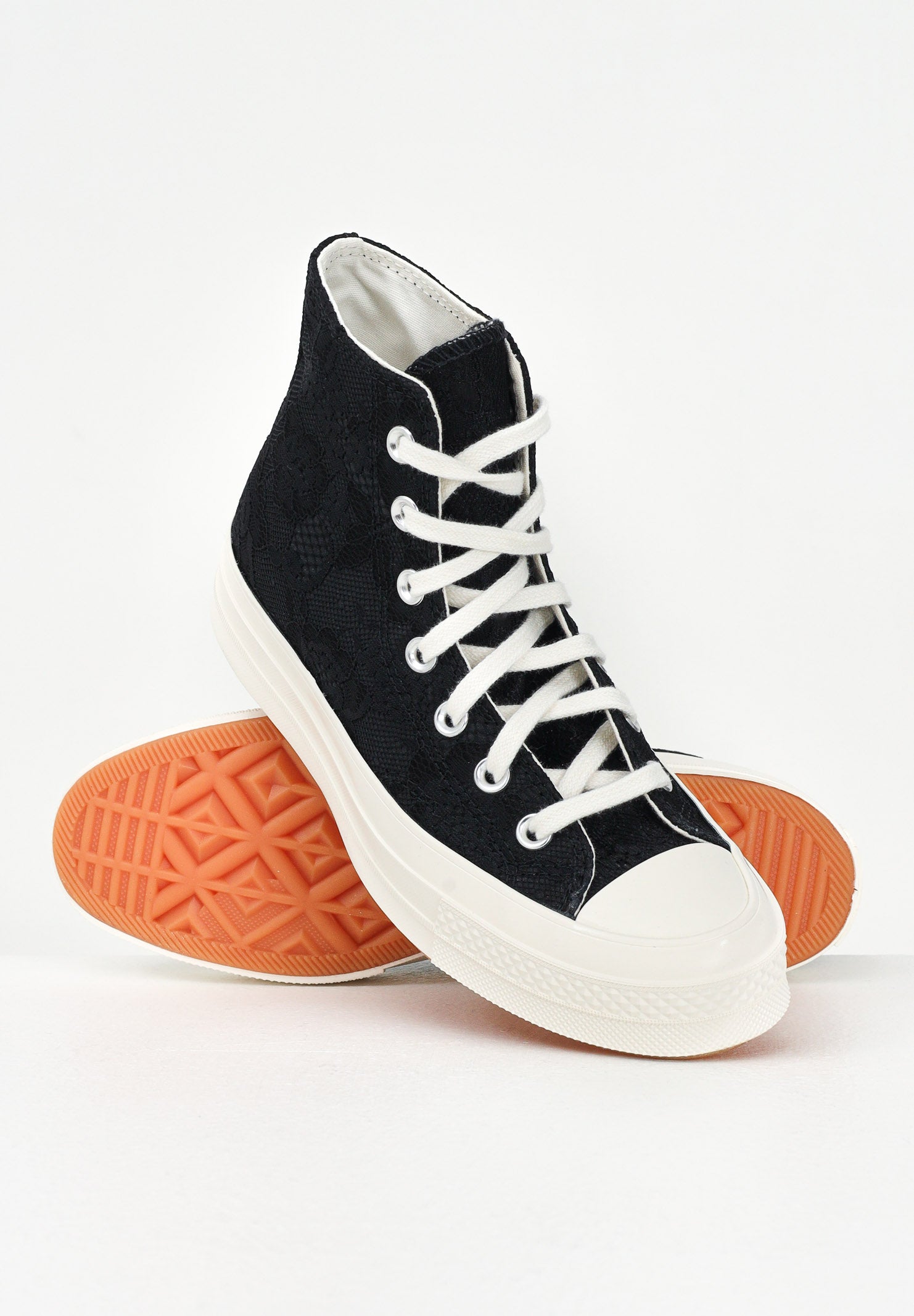 CONVERSE Sneakers Chuck 70 Laces nere da donna A13665C . CONVERSE 
