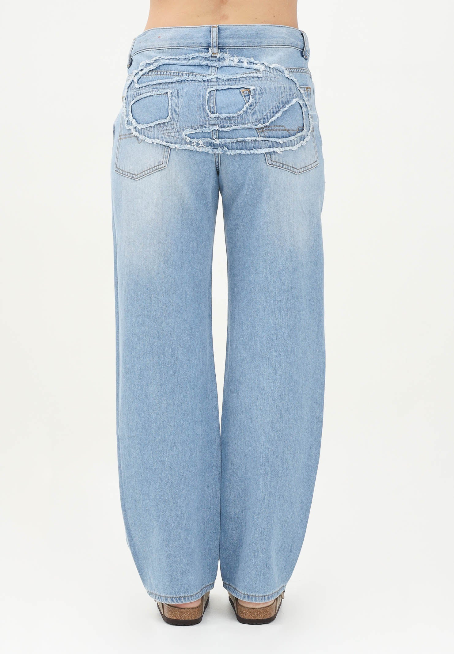 DIESEL Jeans 2001 D-Macro-J in denim chiaro per donna, ragazze e bambine J01923KXBNK K01 DIESEL 