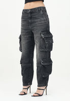 DIESEL Jeans cargo Dfish-Cargo-S-J in denim nero J02155KXBNE K02 DIESEL 