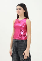 DIESEL Canotta Tlynys fucsia per donna, ragazze e bambine con logo Oval D J021780THAG K362 DIESEL 