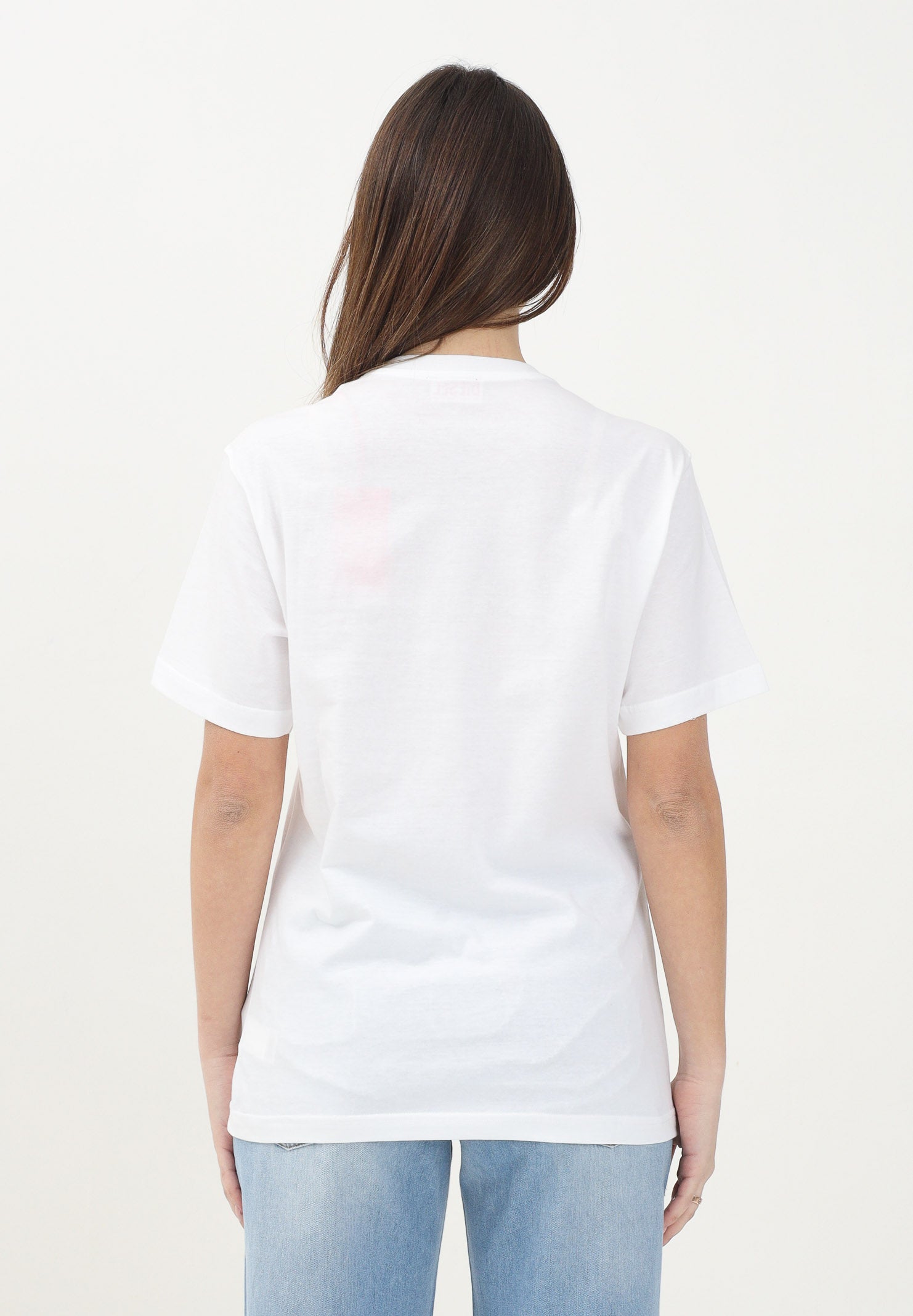 DIESEL T-shirt a manica corta Tboxt Over bianca per donna, bambini e ragazzi J0225100YI9 K100 DIESEL 