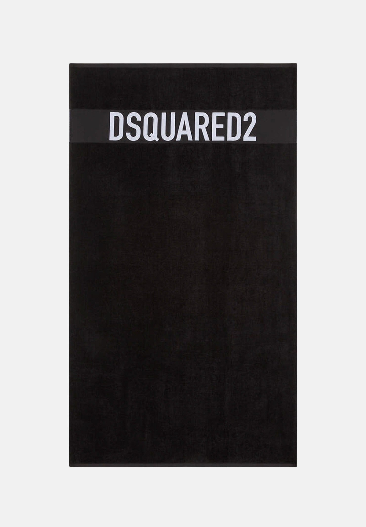 DSQUARED2 Telo mare nero per uomo e donna con logo D7P005980 010 DSQUARED2 