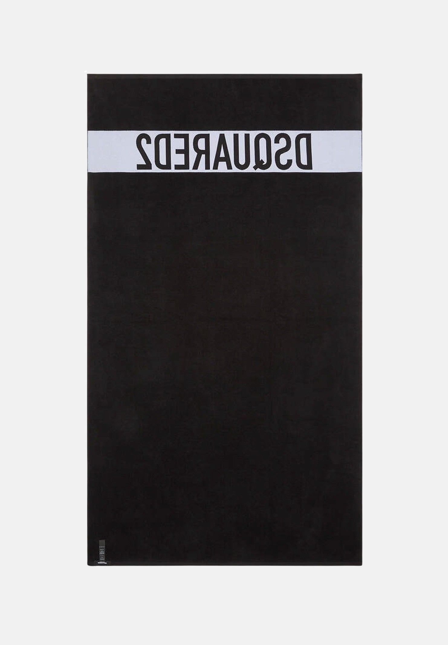DSQUARED2 Telo mare nero per uomo e donna con logo D7P005980 010 DSQUARED2 