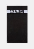 DSQUARED2 Telo mare nero per uomo e donna con logo D7P005980 010 DSQUARED2 