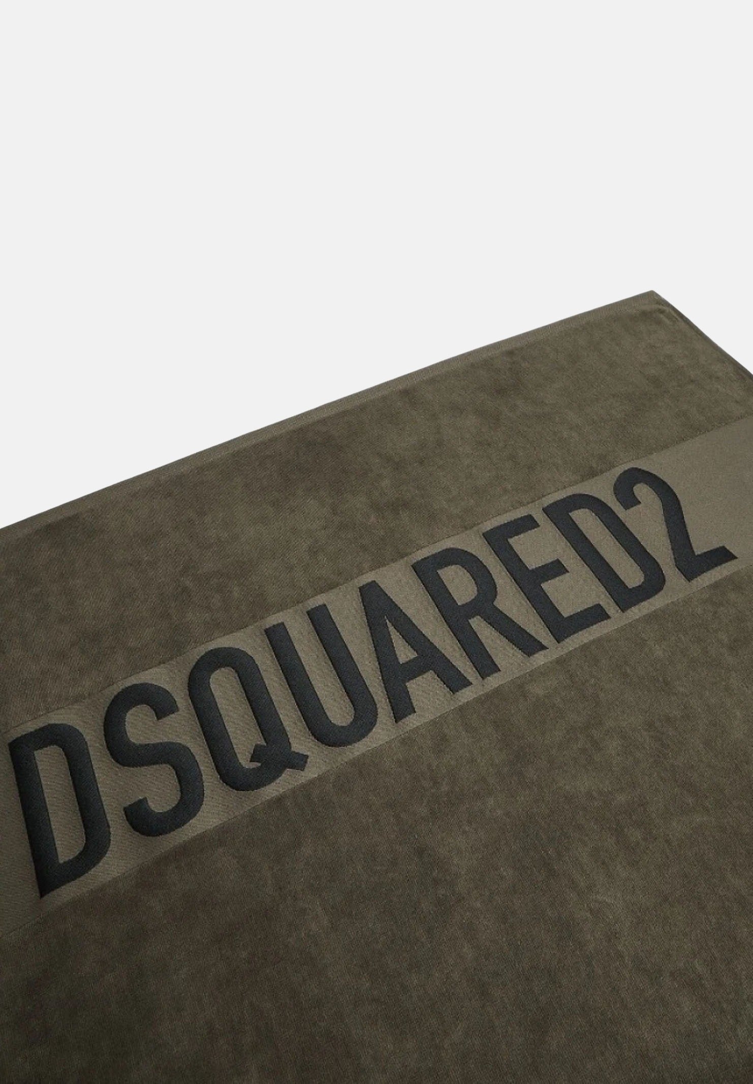DSQUARED2 Telo mare verde mimetico per uomo e donna con logo D7P005980 307 DSQUARED2 