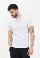 DSQUARED2 T-shirt a manica corta bianca da uomo con micro-logo all-over D9H135510T 100 DSQUARED2 