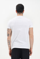 DSQUARED2 T-shirt a manica corta bianca da uomo con micro-logo all-over D9H135510T 100 DSQUARED2 