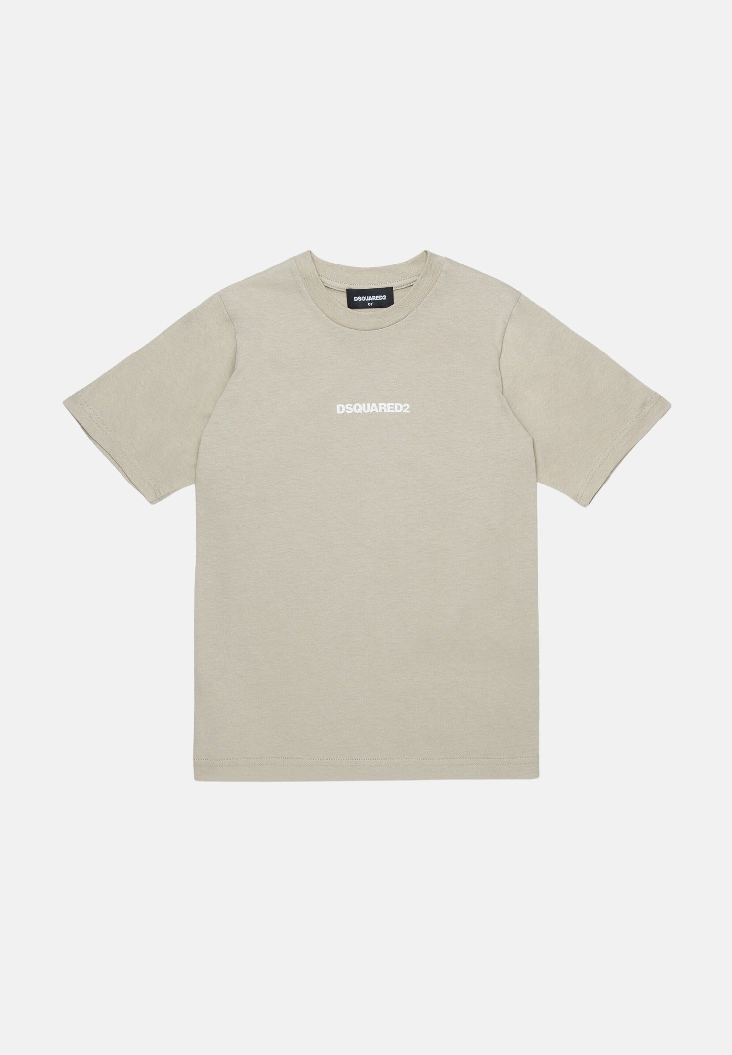 DSQUARED2 T-shirt beige da neonato con stampa logo DQ2853D004G DQ717 DSQUARED2 