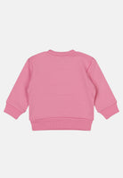 DSQUARED2 Felpa girocollo rosa da neonato con stampa logo DQ2860D0094 DQ321 DSQUARED2 